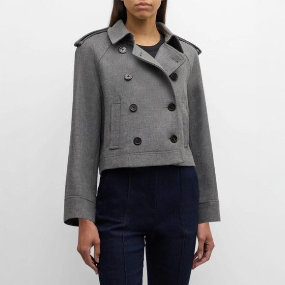 Veronica Beard Jackets & Blazers - Veronica Beard Conneley Crop Trench Coat Size XL NEW